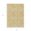 Tapis extérieur lavable abstrait brun doré et beige 10 pi x 14 pi