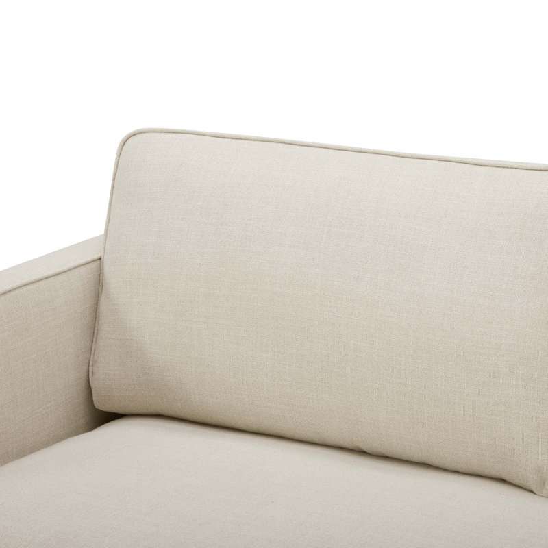 Canapé modulaire 2 pièces Bobbi, Lin Performance Effie, Orienté à droite