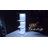 29.99''H 4-Tier Wall Shelf with LED Lights-1073328255