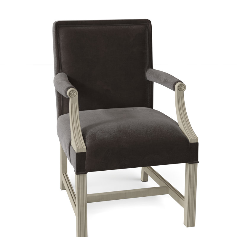 Warwick Upholstered Arm Chair, 9953 Mink, Montego Bay