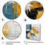 «Blue and Yellow Paint Elegance I», reproduction d'art murale abstraite-1316620166-1316620161