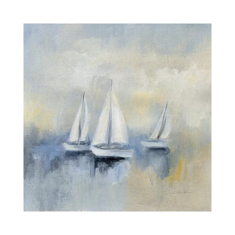 Morning Sail 1 Piece Wrapped Canvas Painting, 45.72 cm H x 45.72 cm W x 1.91 cm D