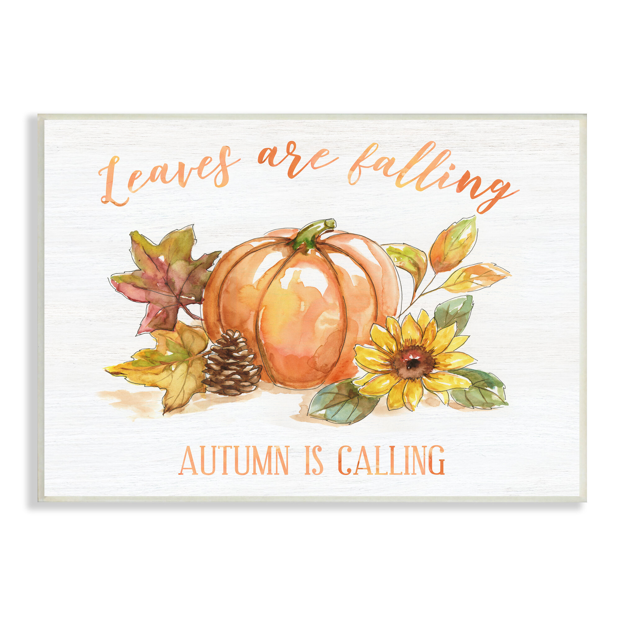 https://assets.wfcdn.com/im/87854350/compr-r85/1608/160895337/leaves-falling-autumn-calling-sentiment-pumpkin-pinecone-sunflower-framed-by-nan-painting.jpg