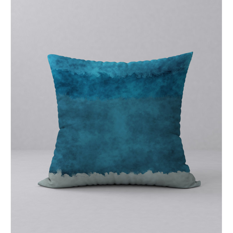Housse de coussin décorative carrée à succès invitante et insert, 24 po x 24 po