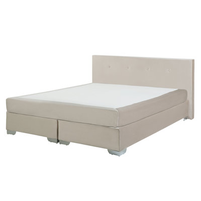 Emmalynn Upholstered EU Kingsize - 160 X 200 Cm Bed with Mattress