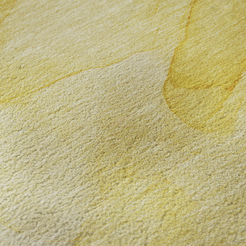 Premium Machine Washable Cerrito AMF509 Gold Rug, Runner 2'3" x 7'6"