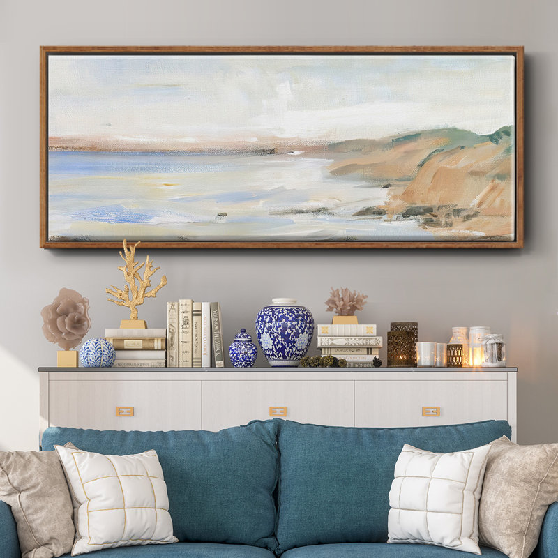 Shoreline Study II- Framed Canvas