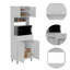 Santa Maria 1-Drawer 1-Shelf Area Pantry With Adjustable Metal Legs White