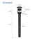 Bathroom Sink Pop Up Drain Stopper with 12" tailpiece, with Overflow