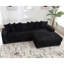 Canapés surdimensionnés en deux pièces, canapé en L, velours côtelé, méridienne droite, avec accoudoirs, huit coussins décoratifs, canapé d'angle, facile à assembler-1513265356-1422030538