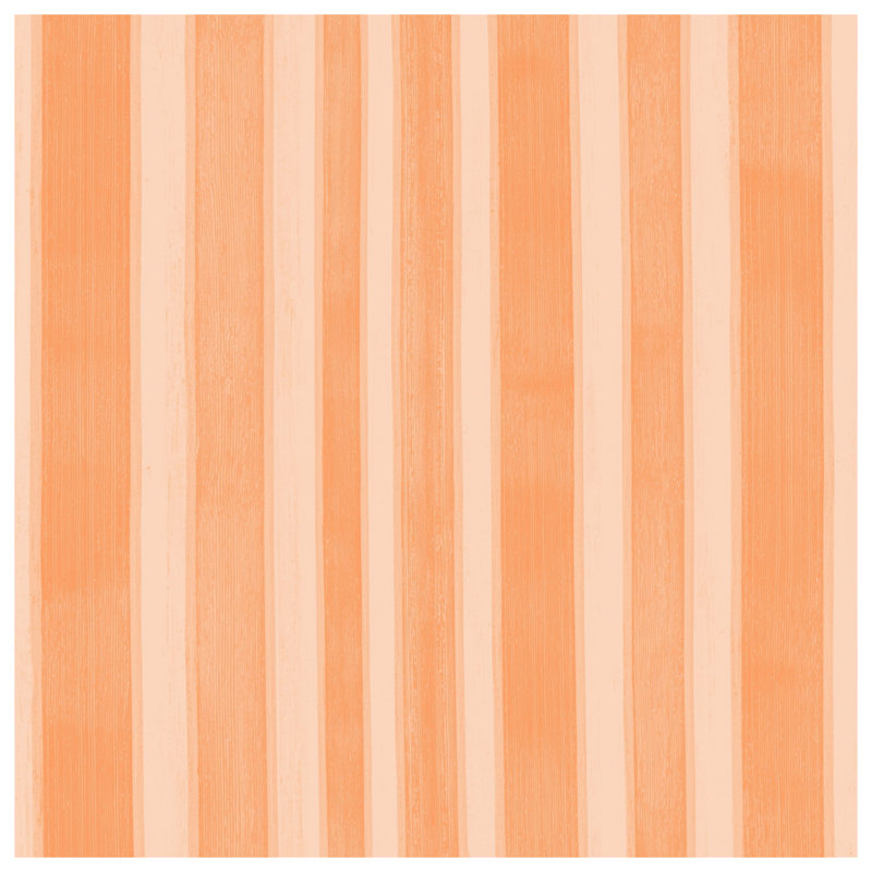 Orange Vertical Stripes Duvet Covers, Twin