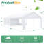10x30 Party Tent Heavy Duty, 10x30 Tent Canopy with Removable Sidewalls