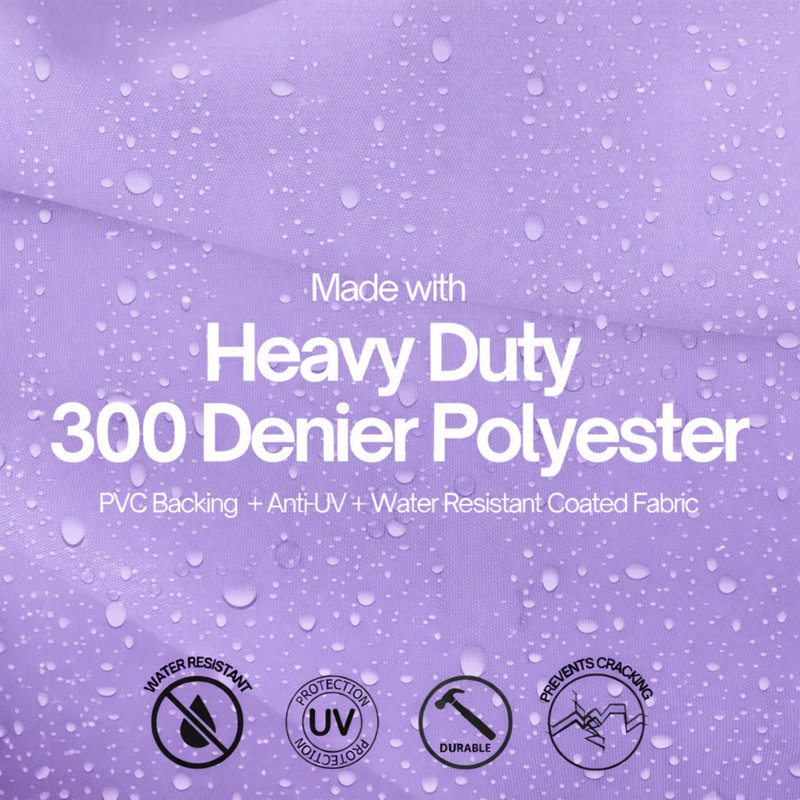 Housse pour porte-vêtements l 48 po Arlie, Mauve