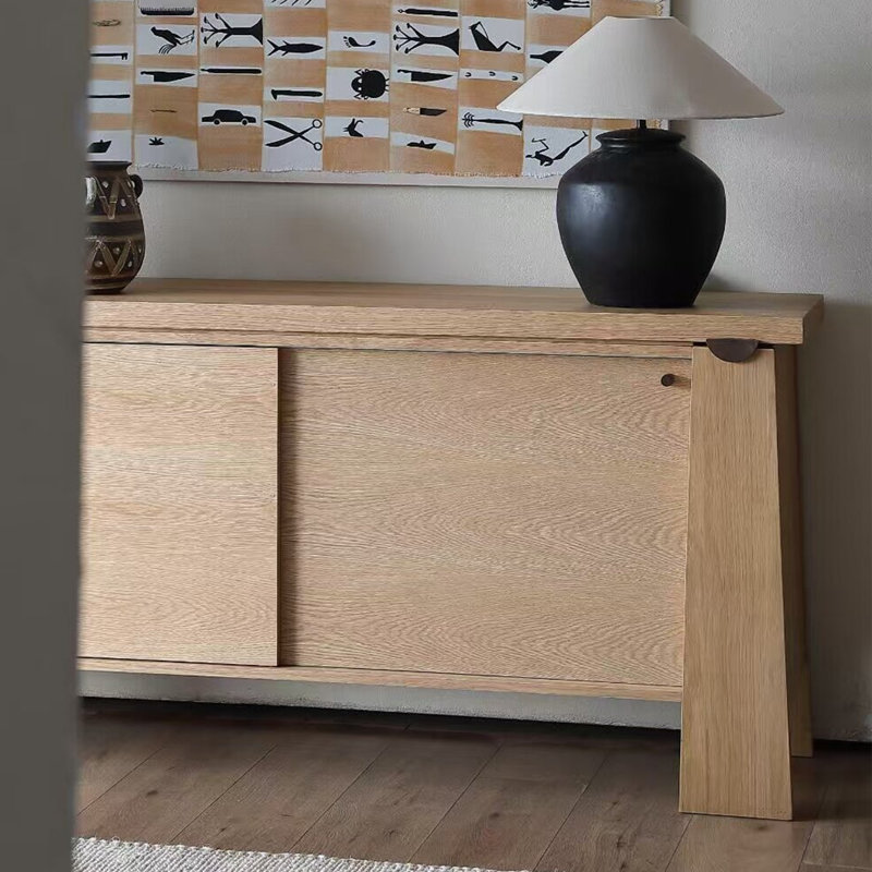 Armoire de vestibule rustique de style zen, H 31,5 po x l 70,86 po x P 15,75 po