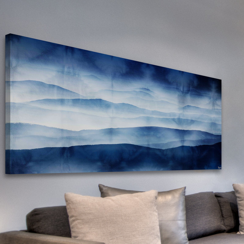Parvez Taj - Wrapped Canvas Painting, 38cm H x 114cm W x 3.81cm D
