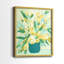 «Mint & Sunshine Bouquet I», reproduction encadrée de qualité supérieure - prête à être accrochée - aucun clou requis - aucun clou requis-417128911-417128909