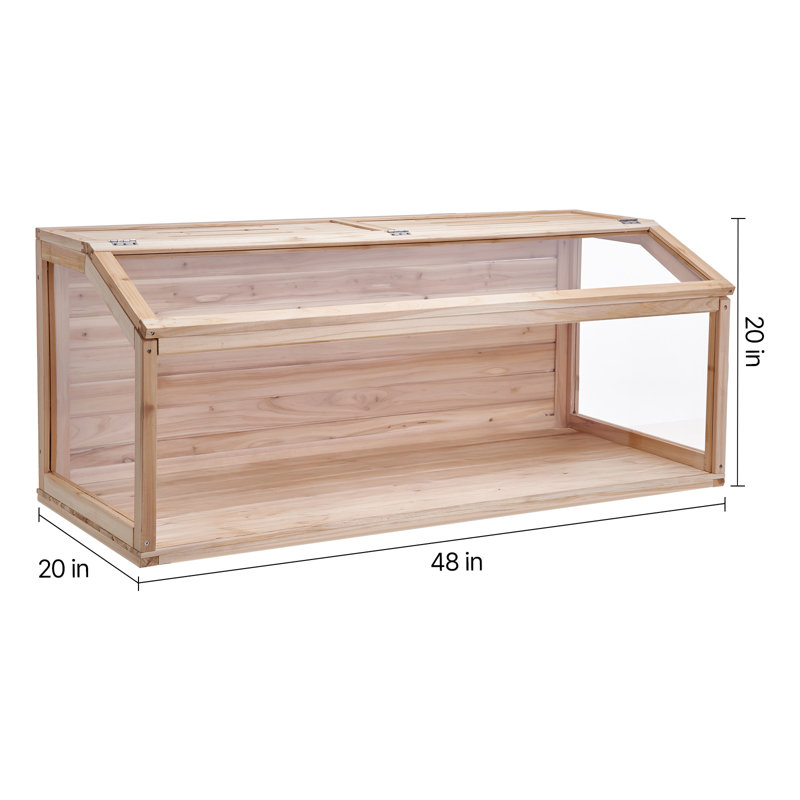 Cage de hamster en bois, H 20 po x l 48 po x P 20 po