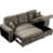 Velours Knox gris anthracite est en rupture de stock