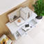 Console de 36 po avec tiroir et deux tablettes robustes-1468687559