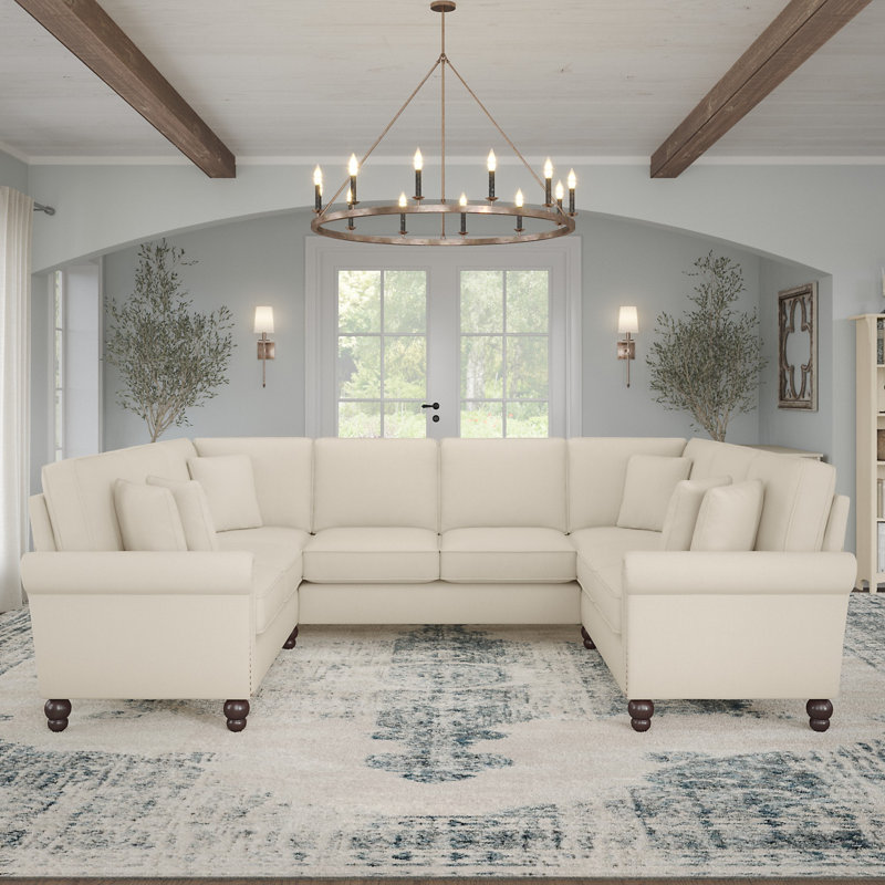 Fruzsina Upholstered U-Shaped Sectional Reversible