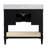 Cutler 36.5'' Single Bathroom Vanity with Carrara Marble Top-91885762-123293752