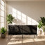 Canapé-lit convertible en simili lin 68,1 po x l 32,9 po x H 32,3 po