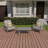 Rectangular Outdoor Coffee Table , 39.37 " W 23.62 " D