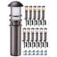 Éclairage de paysage 5W à DEL, basse tension, 12-24V CA / CC, IP65, bronze huilé, aluminium