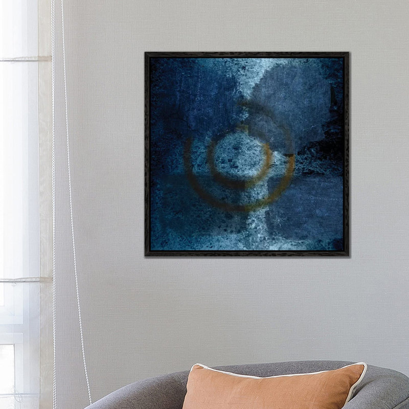 Mississippi Blues I by Sheldon Lewis - Print on Canvas, 66.04cm H x 66.04cm W x 3.81cm D, Black Framed