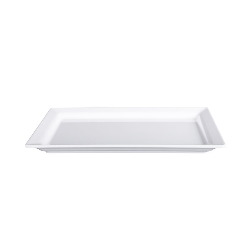 Elite Global Solutions Vogue Melamine Platter, 1" H x 13" W x 8.37" D