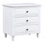 Rangement 3 tables de chevet - Armoire de chambre à coucher à 3 tiroirs avec glissières en métal-1208724465