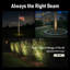 Projecteur de paysage à basse tension Focal, éclairage vertical à faisceau réglable pour arbres, changement de couleur, bronze huilé-138908815