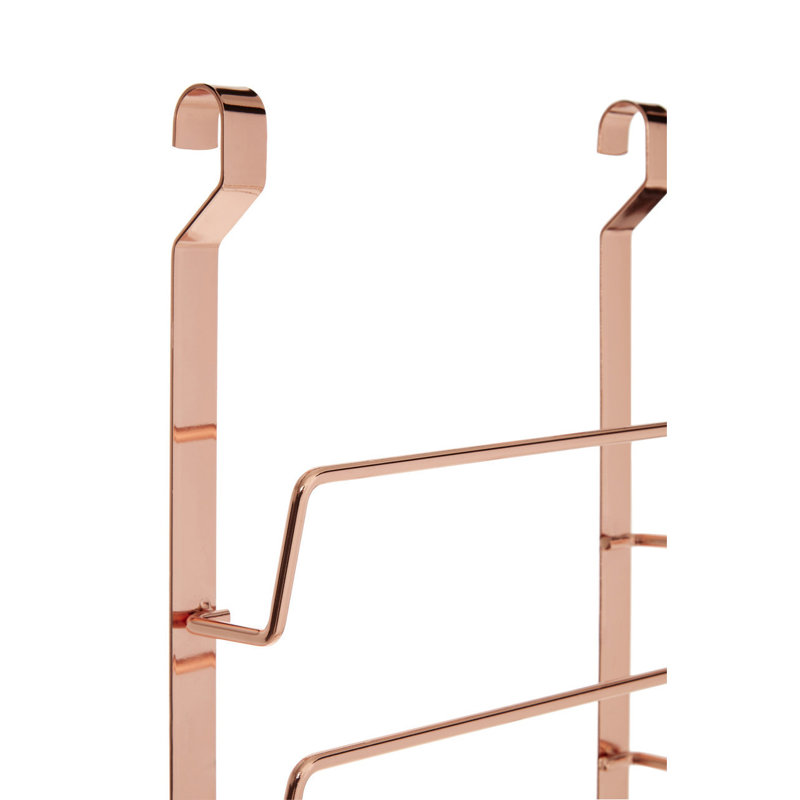 Humnoke Cabinet Shelving Rack, Rose Gold