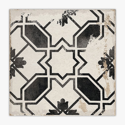 Cottage Ronda Black Matte 6x6 Porcelain Tile