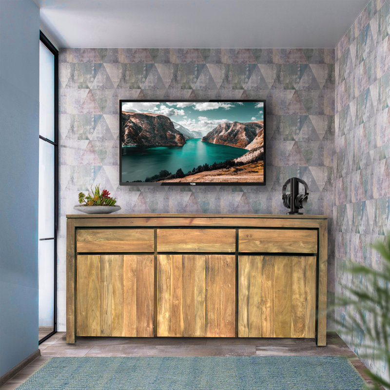Buffet 3 portes en teck recyclé Leisa