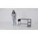 Myra 47" W Home Office Computer Writing Study Desk with Storage Shelves