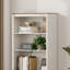Bibliothèque blanche Scarlett avec 2 tablettes ouvertes, l 33,9 po-2042374585