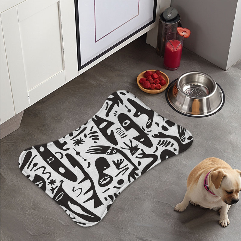 Tapis à motif artistique - 1 pièce
