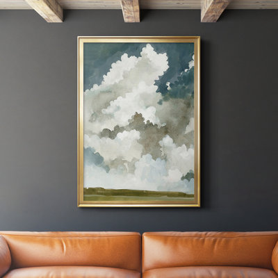 «Vast Neutral Sky I», reproduction encadrée de qualité supérieure - prête à être accrochée