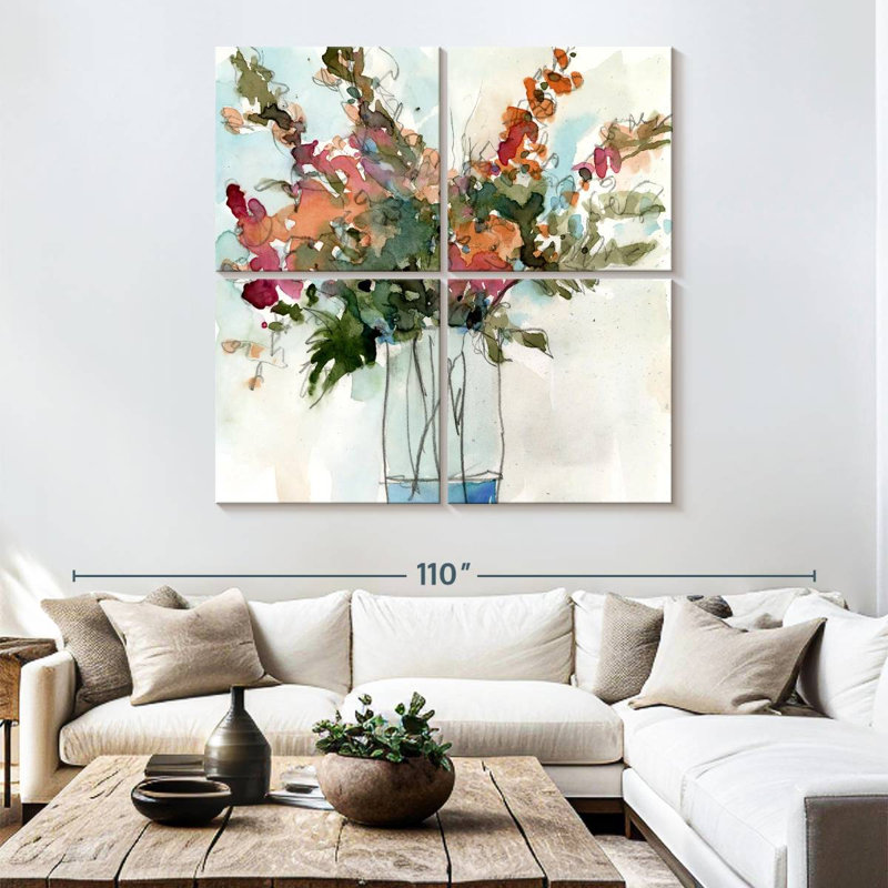 Nature morte Harnek Water Garden I, H 74 po x l 74 po