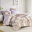 Literie 100% taupe - édredon, draps, taies d'oreiller pour lit en microfibre brossée