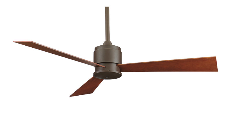 Shaver 137cm Ceiling Fan with Light Kit, Oil Rubbed Bronze