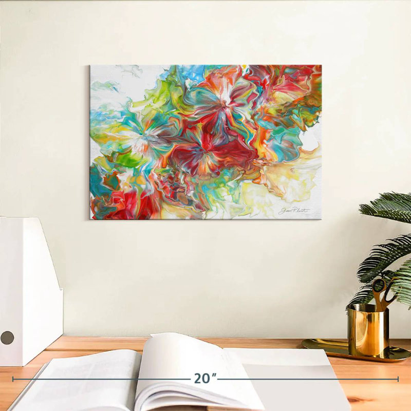 Avery Abstract Pouring X, 8" H x 12" W