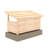 6 Pair Solid Wood Boot Storage