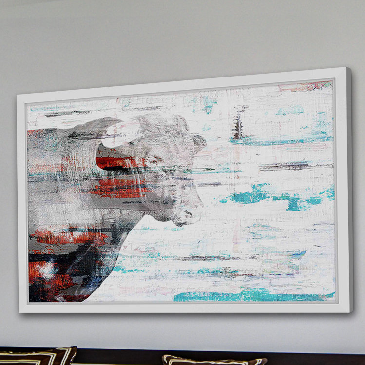 Parvez Taj - Single Picture Frame Painting, 61cm H x 91cm W x 3.81cm D