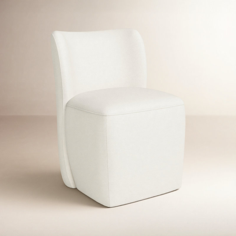 Chaise rembourrée Madie, Coton Flannigan