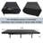 Shreya Upholstered Adjustable Bed with Wireless Remote-2135053311
