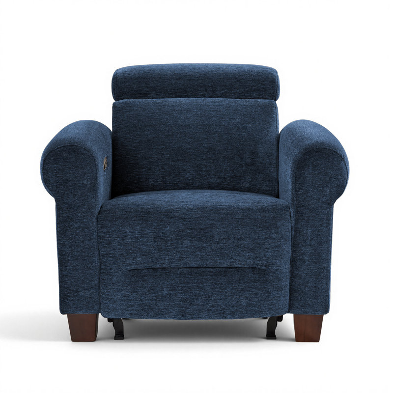Fauteuil inclinable électrique avec repose-tête Wall Hugger, Marine