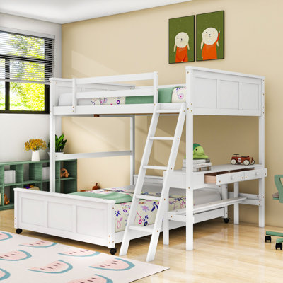 Lit superposé avec bureau Icaro