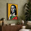 Divided Portrait Pop Art 1 Piece Wrapped Canvas Wall Art-649408029-649408224